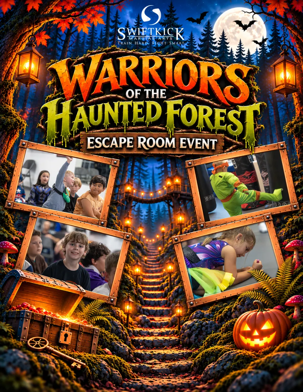 Warriors of the Haunted Forest Escape Room Event