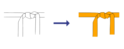White Belt to Orange Belt