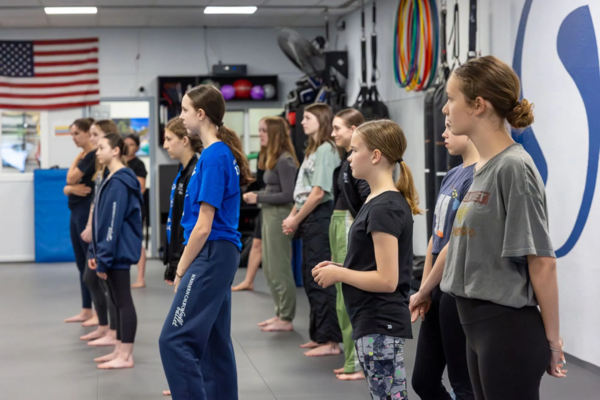 Private group self-defense training at SwiftKick Martial Arts