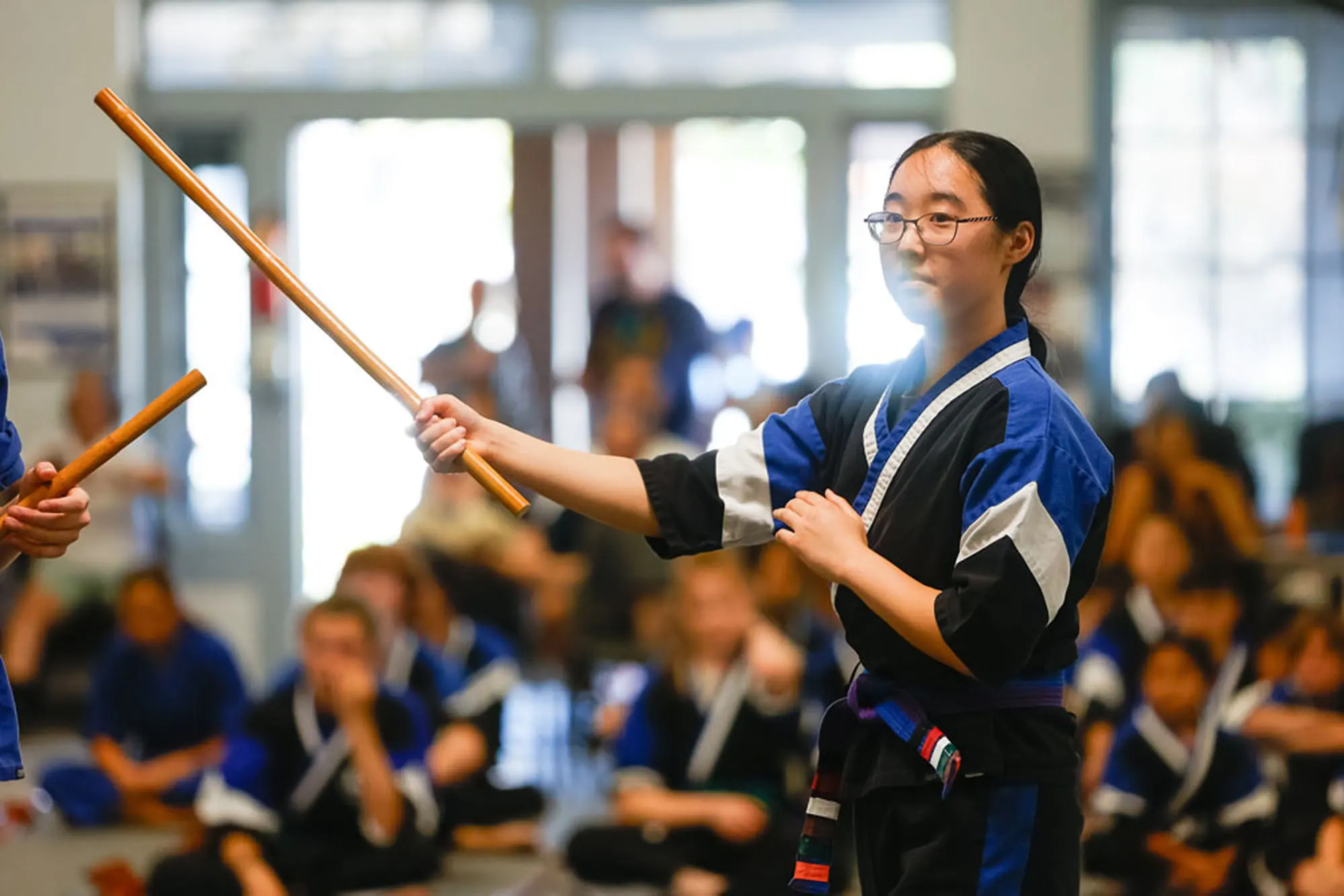 Martial arts weapons and training gear at SwiftKick Martial Arts