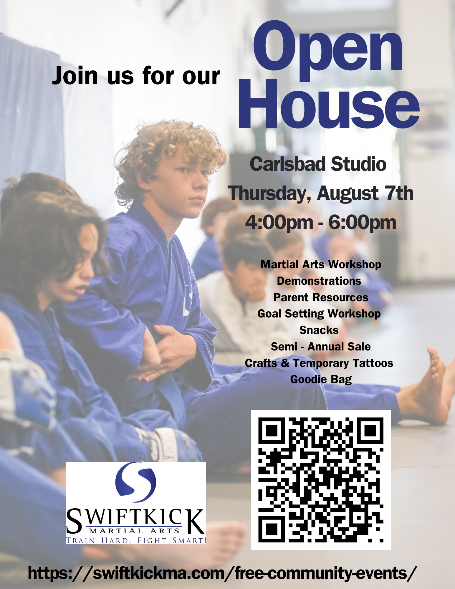 Black and White Retail Store Open House Flyer - 3 Black and White Retail Store Open House Flyer - 3