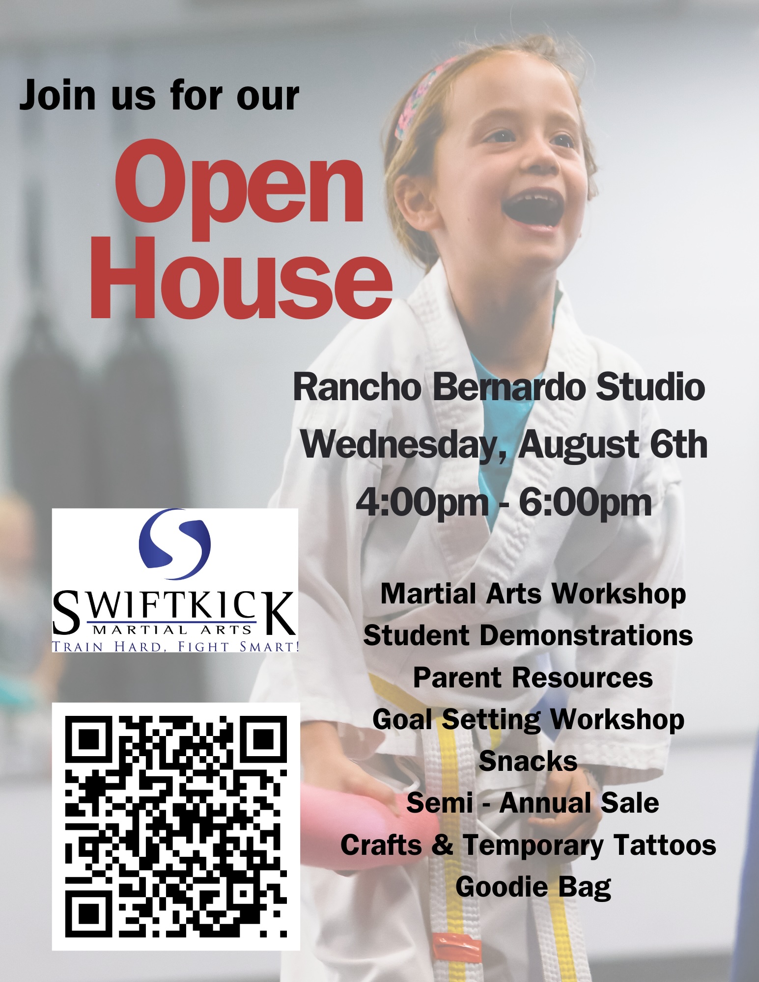 Black and White Retail Store Open House Flyer - 2 Black and White Retail Store Open House Flyer - 2